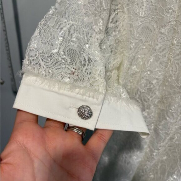 🌟 ST. JOHN COUTURE Blouse- Size 12 - Picture 3 of 11